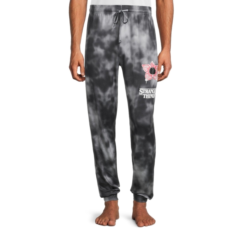 STRANGER THINGS Men's Demogorgon Graphic Print Jogger Pants